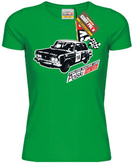 Fiat 125p Polish racing Car - koszulka damska - 6