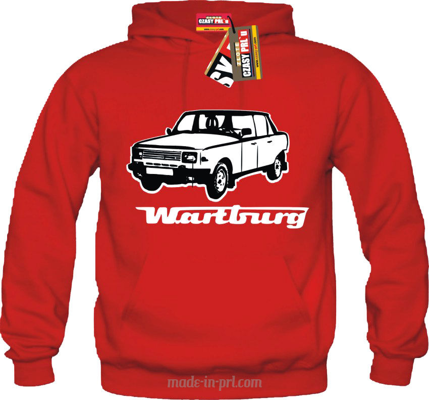 Wartburg - bluza męska z kapturem