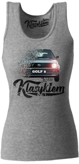 Jeżdżę klasykiem GOLF 2 - top damski melanż 