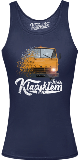 Jeżdżę klasykiem Kamaz 5320 - top damski granatowy