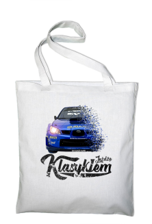Jeżdżę klasykiem Subaru Impreza WRX - torba zakupowa bawełniana - 4