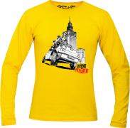 Maluch Gangsta Dobre bo Polskie - longsleeve męski żółte