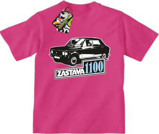 Zastava 1100 - Koszulka dziecięca różowa