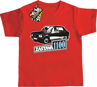 Zastava 1100 - Koszulka dziecięca czerwona