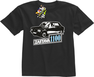 Zastava 1100 - Koszulka dziecięca czarna