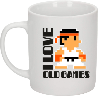 I LOVE OLD GAMES - Kubek ceramiczny 