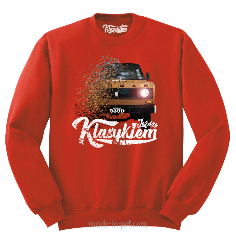 Jeżdżę klasykiem Tarpan 239D - bluza męska standard
