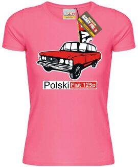 Fiat 125p - koszulka damska  - 5