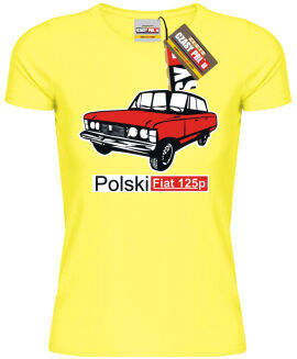 Fiat 125p - koszulka damska  - 7