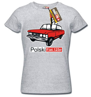 Fiat 125p - koszulka damska  - 9