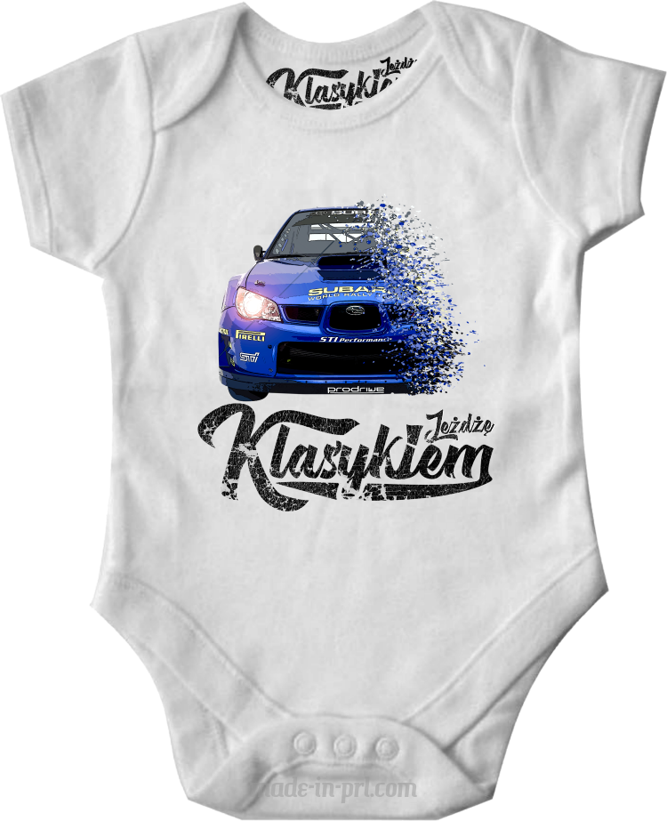 Jeżdżę klasykiem Subaru Impreza WRX - body dziecięce