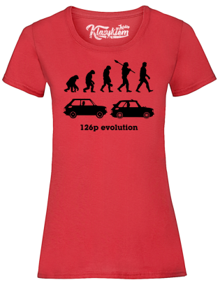 126p Evolution - koszulka damska