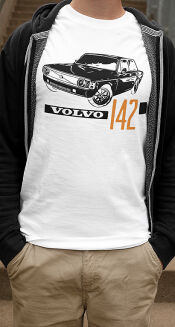 Volvo 142 PRL- koszulka męska  241
