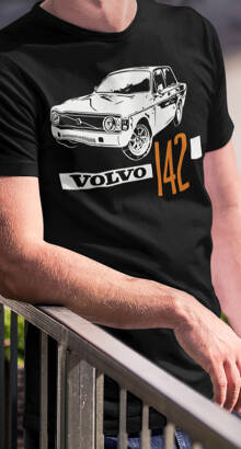 Volvo 142 PRL- koszulka męska 