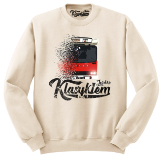 Jeżdżę klasykiem Jelcz Berliet PR110 - bluza męska standard beżowa