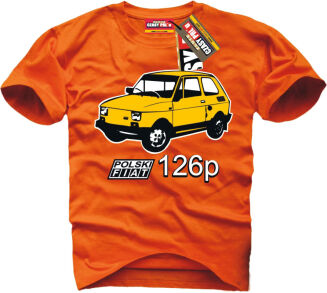 Fiat 126p Maluch - koszulka męska - 8