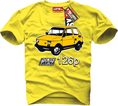 Fiat 126p Maluch - koszulka męska