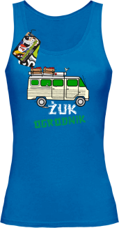 Żuk Ogrodnik Wektor - top damski niebieski