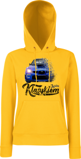 Jeżdżę klasykiem Subaru Impreza WRX - bluza damska z kapturem - 11