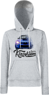 Jeżdżę klasykiem Subaru Impreza WRX - bluza damska z kapturem - 14