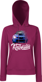 Jeżdżę klasykiem Subaru Impreza WRX - bluza damska z kapturem - 6