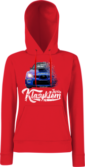 Jeżdżę klasykiem Subaru Impreza WRX - bluza damska z kapturem - 10