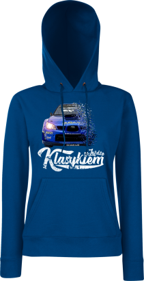 Jeżdżę klasykiem Subaru Impreza WRX - bluza damska z kapturem