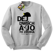 Dej dwóch a jo to zrobia - bluza męska standard malanżowa