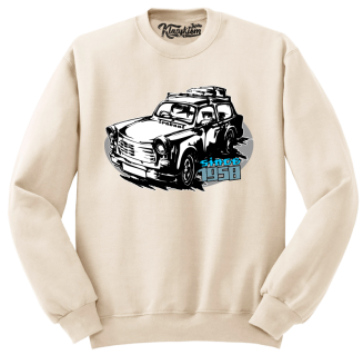 Trabant since 1958 Wakacje - bluza męska standard beżowa