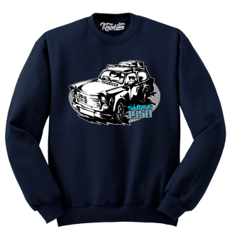Trabant since 1958 Wakacje - bluza męska standard granatowa