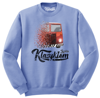 Jeżdżę Klasykiem Star Auto - bluza męska standard błękitna