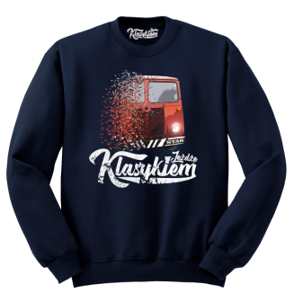 Jeżdżę Klasykiem Star Auto - bluza męska standard granatowa