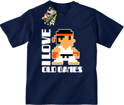 I LOVE OLD GAMES - Koszulka dziecięca 