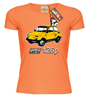Polski Fiat 126p - koszulka damska  - 4