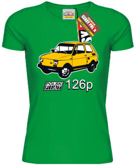 Polski Fiat 126p - koszulka damska  - 6