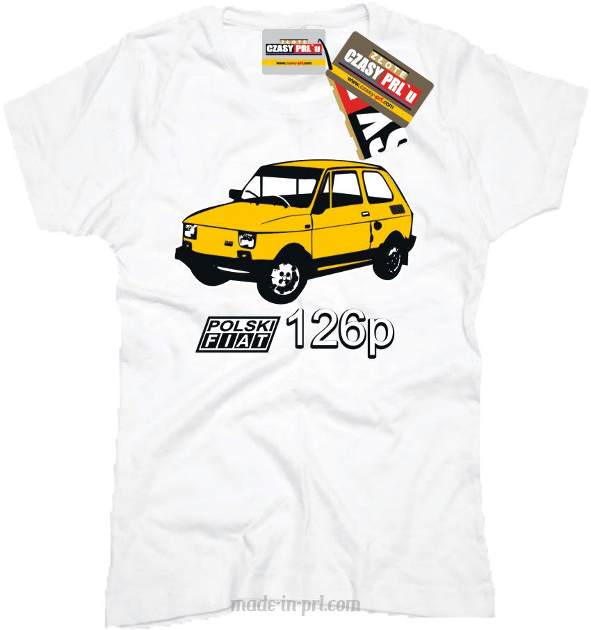 Polski Fiat 126p - koszulka damska 