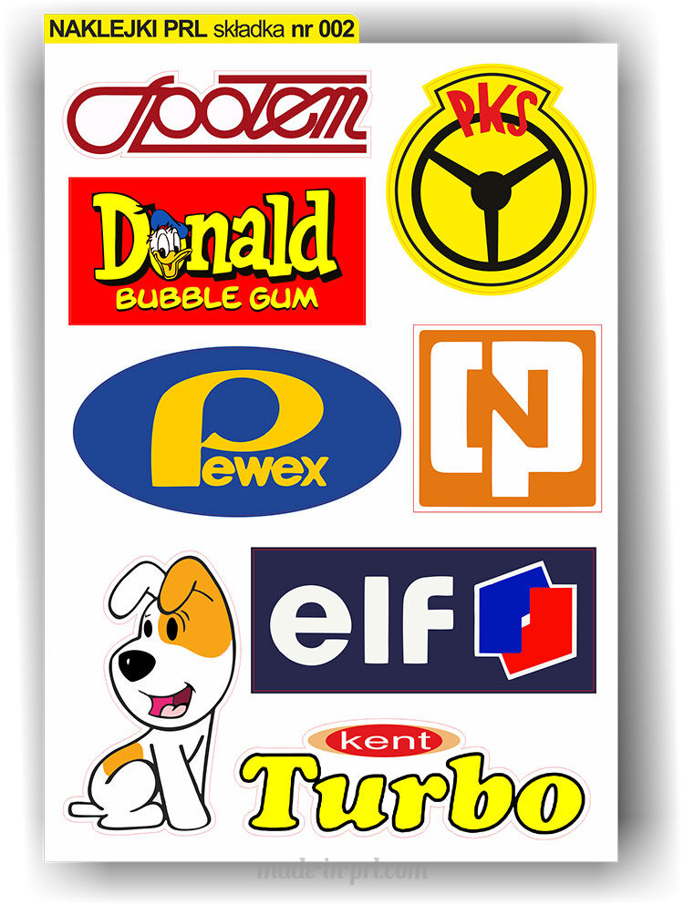 Naklejki PRL składka nr 002