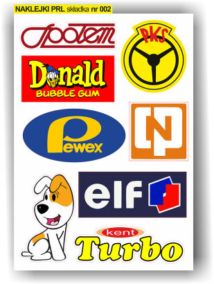 Naklejki PRL składka nr 002