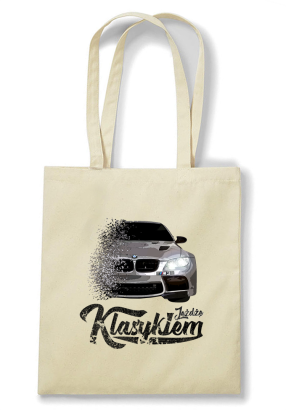 Jeżdżę klasykiem BMW M3 - torba zakupowa bawełniana