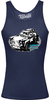 Trabant since 1958 Wakacje - top damski granatowy