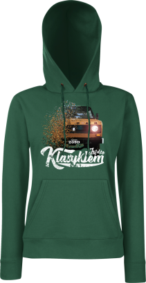 Jeżdżę klasykiem Tarpan 239D - bluza damska z kapturem