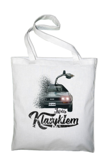 Jeżdżę klasykiem DMC DE lorean - torba zakupowa bawełniana - 3