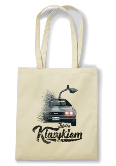 Jeżdżę klasykiem DMC DE lorean - torba zakupowa bawełniana - 4