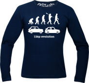 126p Evolution - longsleeve męski granatowy