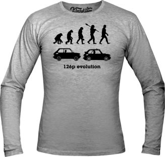 126p Evolution - longsleeve męski melanżowy