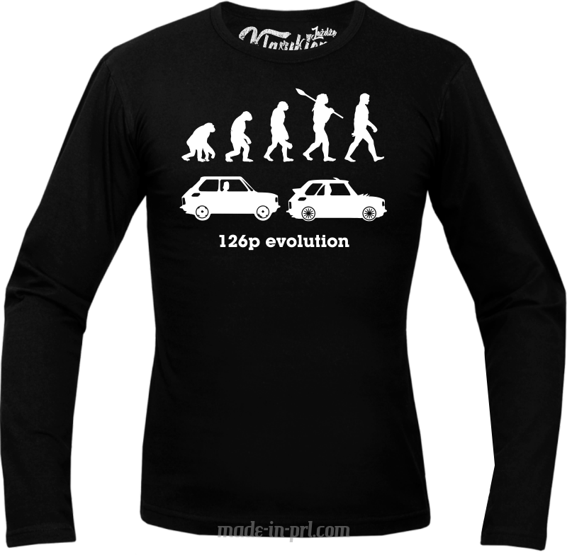 126p Evolution - longsleeve męski czarny