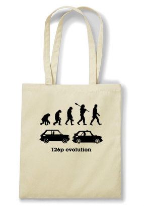 126p Evolution - torba zakupowa bawełniana