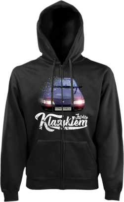 Jeżdżę Klasykiem DAEWOO Espero - bluza męska kaptur na zamek