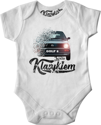 Jeżdżę klasykiem GOLF 2 - body dziecięce 