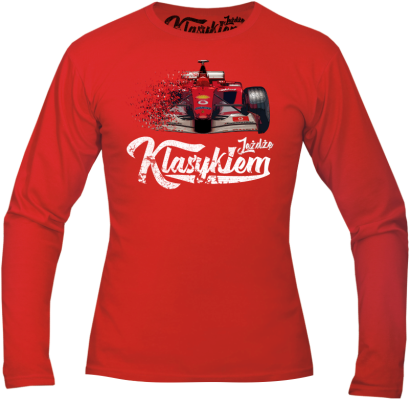 Jeżdżę klasykiem Formuła 1 - longsleeve męski